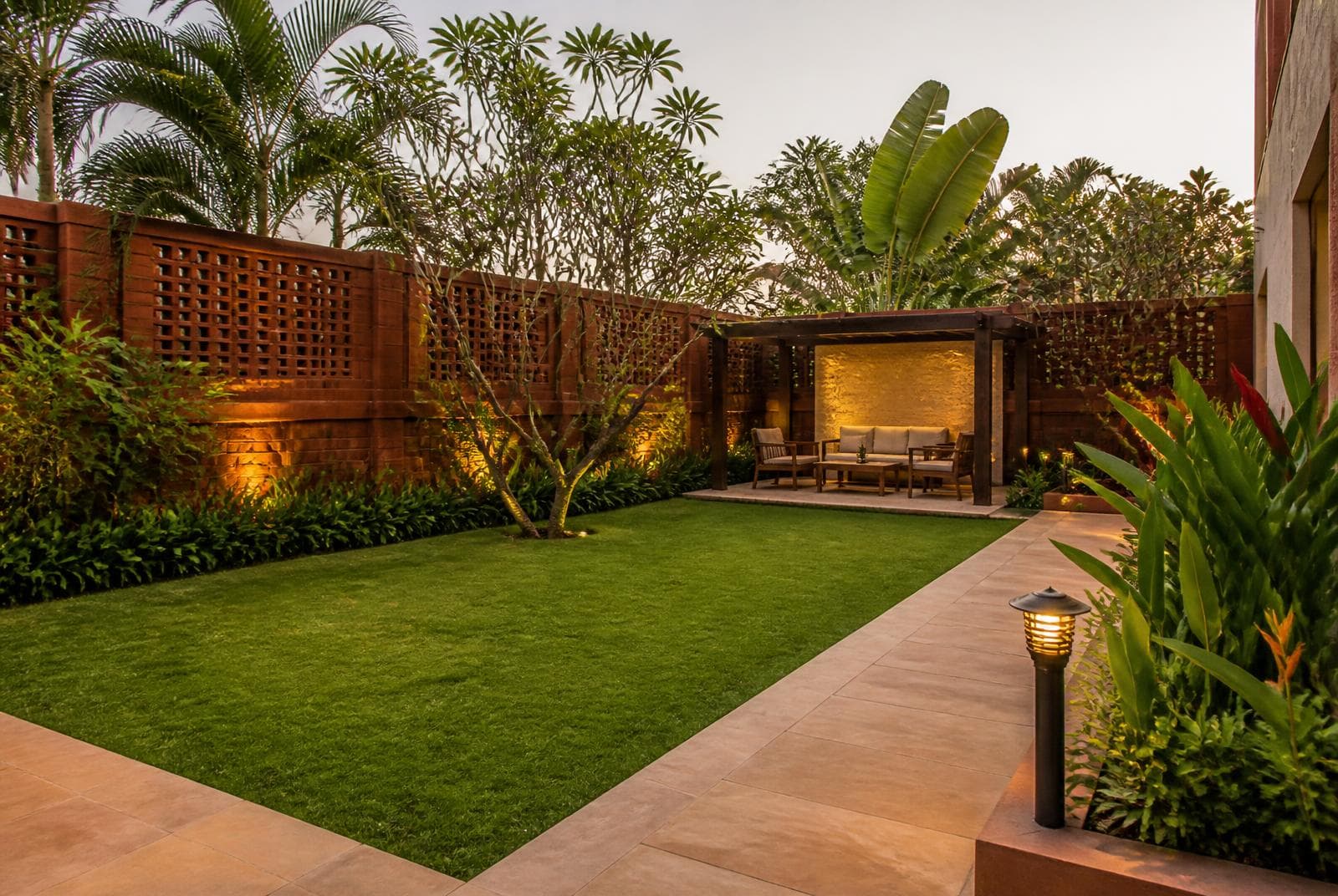 Garden at Hotel Brick and Basalt Udaipur